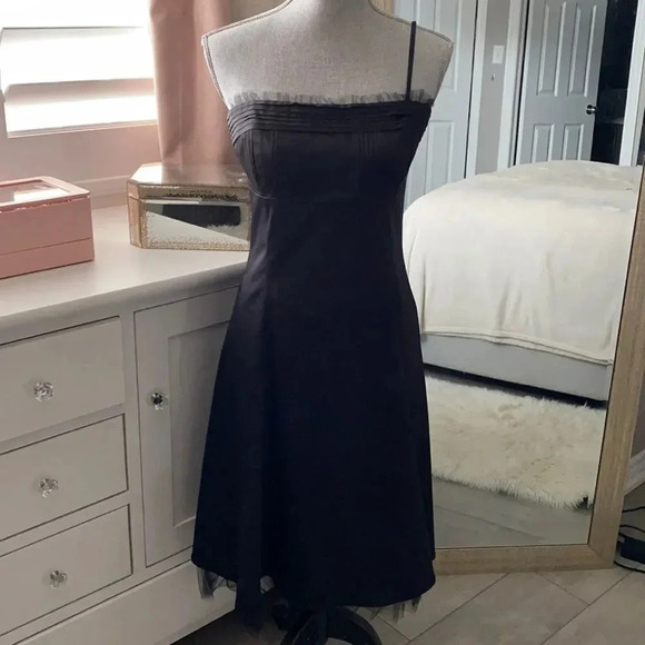 SMART SET Satin Organza Formal Dress Lined, Size 9 - Picture 1 of 7